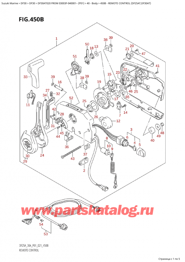  ,  , Suzuki Suzuki DF30A TS / TL FROM 03003F-040001~  (P01 20)  2020 ,   (Df25At, Df30At)