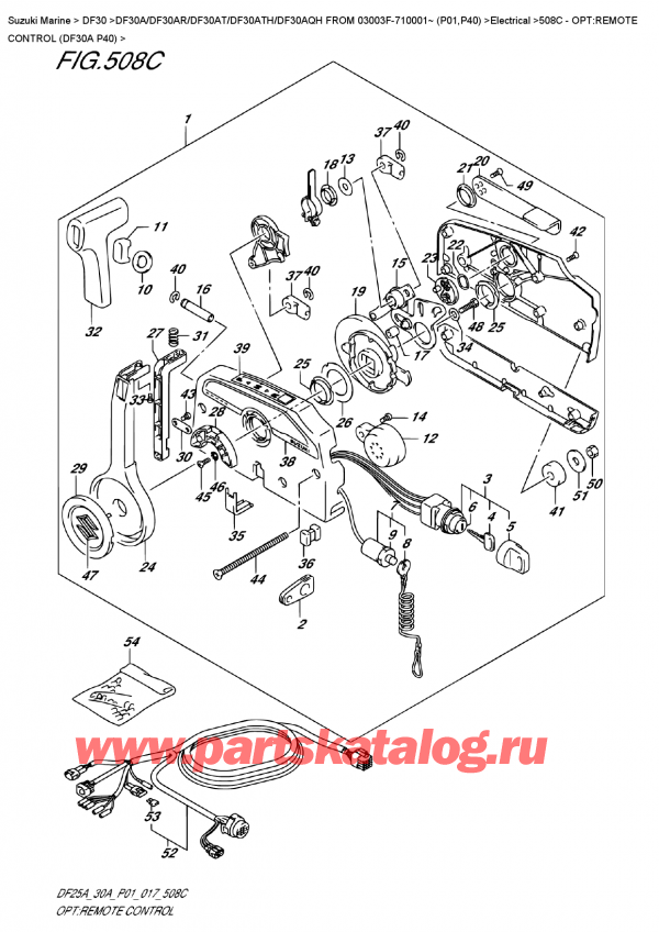   ,   , Suzuki DF30A S FROM 03003F-710001~ (P01)   2017 , :   (Df30A P40)