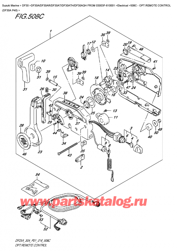   ,  , Suzuki Suzuki DF30A S / L FROM 03003F-610001 (P40) - 2016  2016 , :   (Df30A P40)