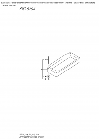 519A  -  Opt:remote  Control  Spacer (519A - :   )