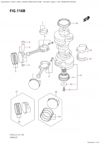 116B - Crankshaft (Df325A) (116B -  (Df325A))