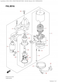 301A - Starting Motor (301A -  )