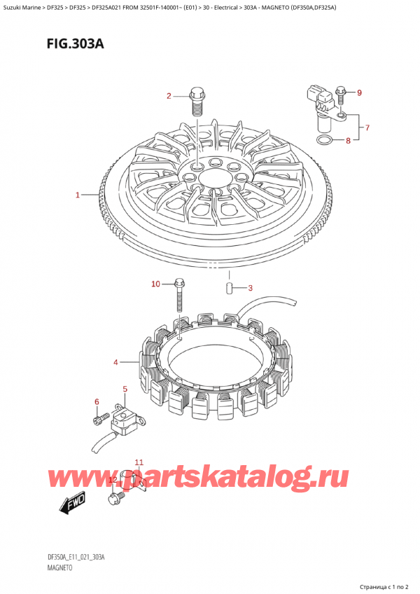 ,    , Suzuki  Suzuki DF325A TX/TXX FROM 32501F-140001~  (E01 A021),  (Df350A, Df325A)