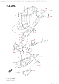 405B - Drive Shaft Housing (Xx) (405B -    (Xx))