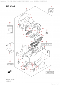 420B - Engine Cover (Df325A E01) (420B -   () (Df325A E01))