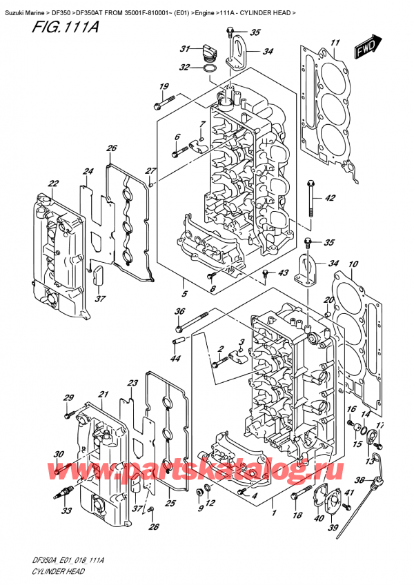  ,   , Suzuki DF350A TX / TXX FROM 35001F-810001~ (E01),   