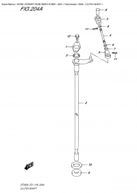 204A  -  Clutch Shaft (204A -  )
