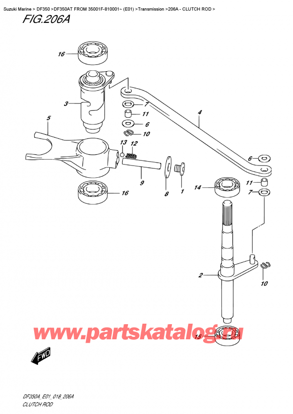   ,  , Suzuki DF350A TX / TXX FROM 35001F-810001~ (E01)  2018 ,  
