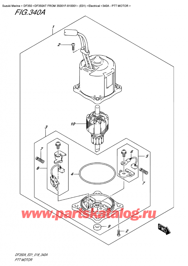  ,    , Suzuki DF350A TX / TXX FROM 35001F-810001~ (E01)  2018 ,  