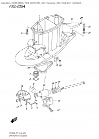 405A  -  Drive Shaft  Housing  (X) (405A -    (X))