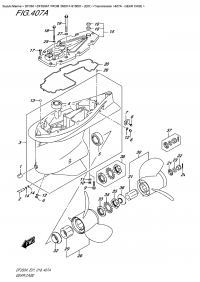 407A  -  Gear Case (407A -   )