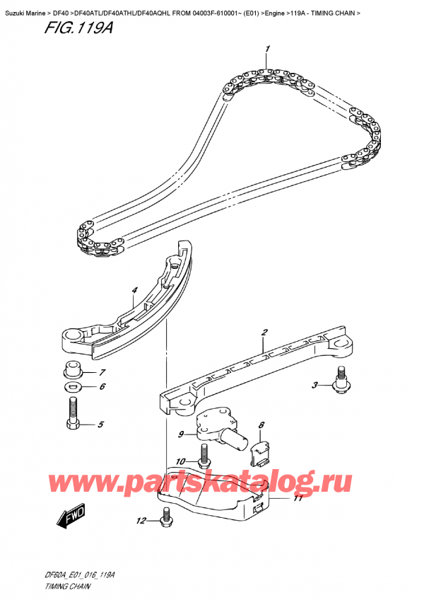 ,    , Suzuki DF40A TS / TL FROM 04003F-610001~ (E01)  2016 ,  