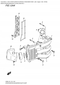 124A  -  Intake  Manifold/silencer/exhaust  Cover  (Df40A  E01) (124A -   /  /    (Df40A E01))