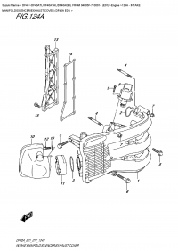 124A  -  Intake  Manifold/silencer/exhaust  Cover  (Df40A  E01) (124A -   /  /    (Df40A E01))