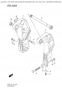 335A  -  Clamp  Bracket  (Df40A)(Df50A) (335A -   (Df40A) (Df50A))