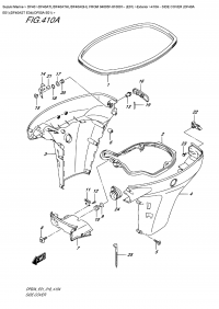 410A - Side  Cover  (Df40A  E01)(Df40Ast  E34)(Df50A  E01) (410A -   (Df40A E01) (Df40Ast E34) (Df50A E01))