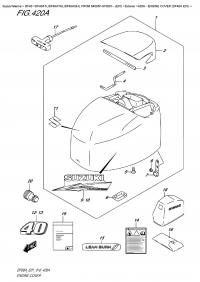 420A  -  Engine  Cover  (Df40A  E01) (420A -   () (Df40A E01))