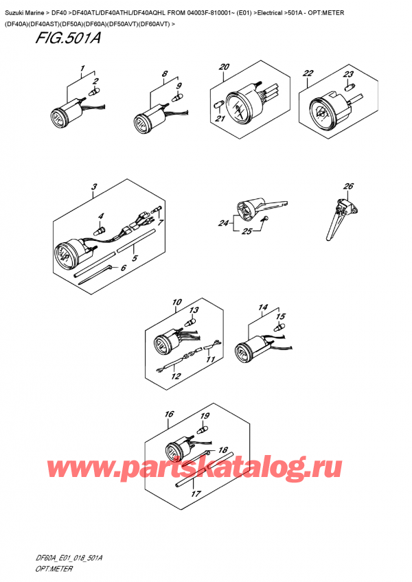 ,    , Suzuki DF40A TS/TL FROM 04003F-810001~ (E01)  2018 , :  (Df40A) (Df40Ast) (Df50A) (Df60A) (Df50Avt) (Df60Avt)