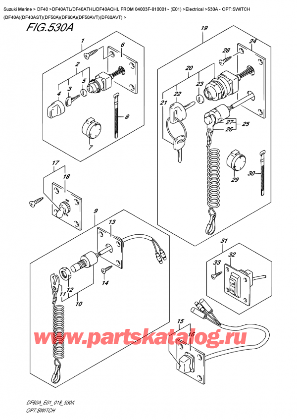 ,   , Suzuki DF40A TS/TL FROM 04003F-810001~ (E01), :  (Df40A) (Df40Ast) (Df50A) (Df60A) (Df50Avt) (Df60Avt)
