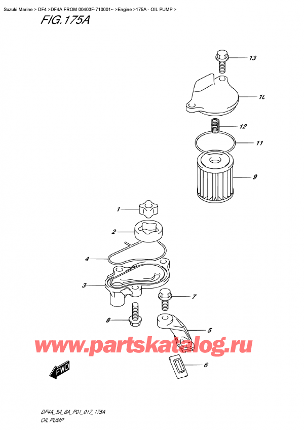  ,   , Suzuki DF4A FROM   00403F-710001~ , Oil Pump /  