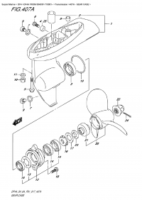 407A - Gear Case (407A -   )