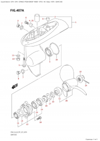 407A - Gear Case (407A -   )