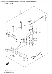514A - Opt:remocon Parts Set (514A - :   )