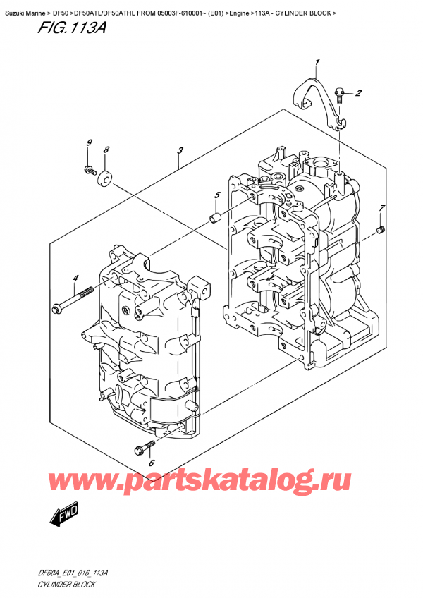  ,  , Suzuki DF50A TS/TL FROM 05003F-610001~ (E01)  2016 ,  