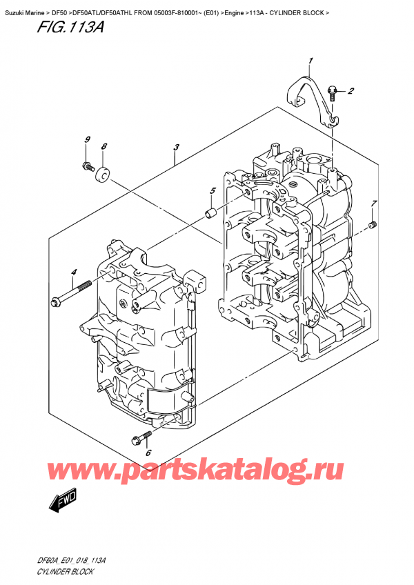  ,   , SUZUKI DF50A TS/TL FROM 05003F-810001~ (E01)  2018 ,  