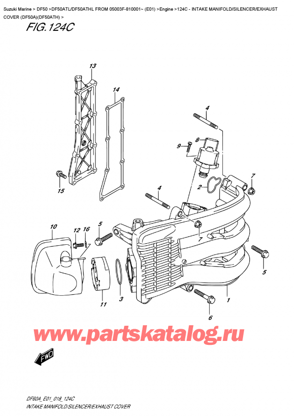  ,  , Suzuki DF50A TS/TL FROM 05003F-810001~ (E01)  2018 ,   /  /    (Df50A) (Df50Ath)