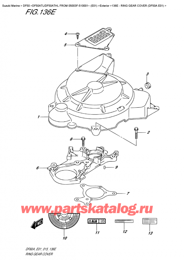   ,   ,  DF50A TS/TL FROM 05003F-510001~ (E01)  2015 ,    (Df50A E01)