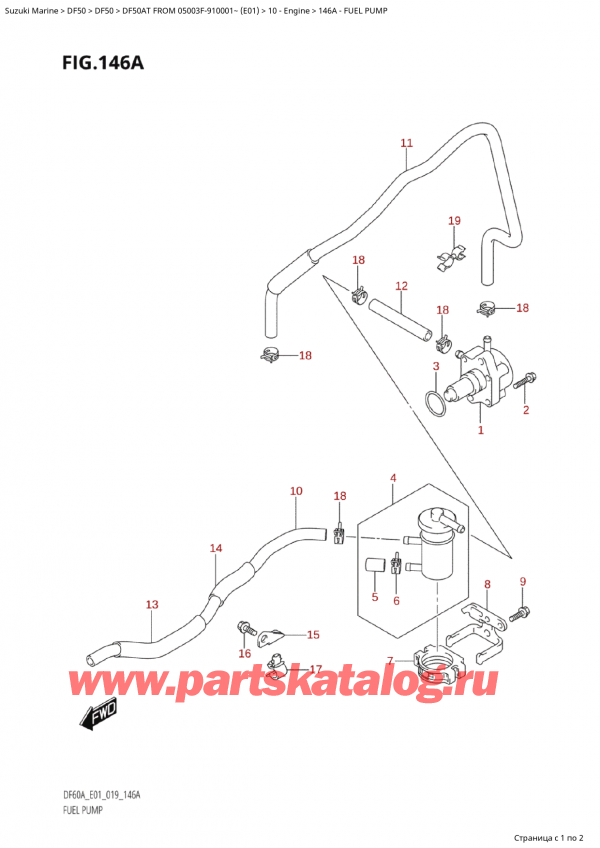 ,   , Suzuki Suzuki DF50A TS / TL FROM 05003F-910001~  (E01 019)  2019 ,  
