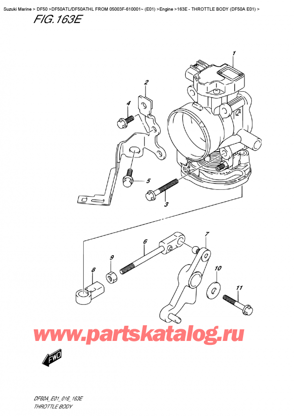  ,   , Suzuki DF50A TL/TX FROM 05003F-610001~    (E01)  ,   (Df50A E01)