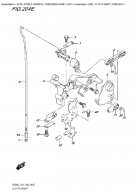204E - Clutch  Shaft  (Df50A  E01) (204E -   (Df50A E01))