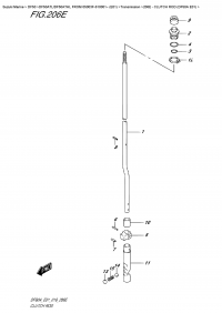 206E - Clutch  Rod  (Df50A  E01) (206E -   (Df50A E01))