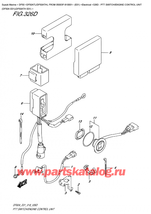 ,    , Suzuki DF50A TS/TL FROM 05003F-810001~ (E01)  2018 ,   /    (Df50A E01) (Df50Ath E01)