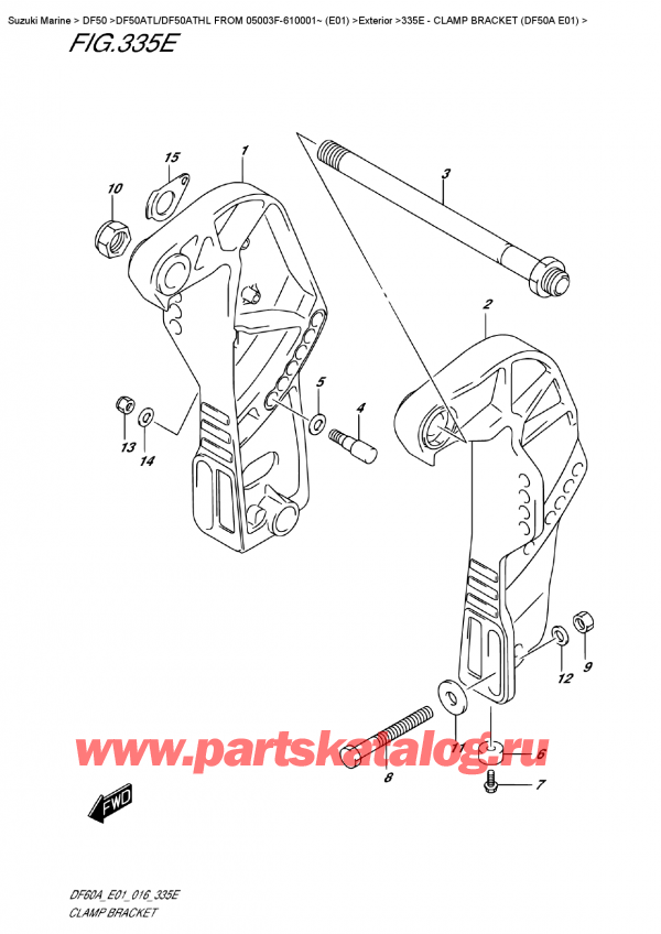 ,   , Suzuki DF50A TS/TL FROM 05003F-610001~ (E01)  2016 ,   (Df50A E01)