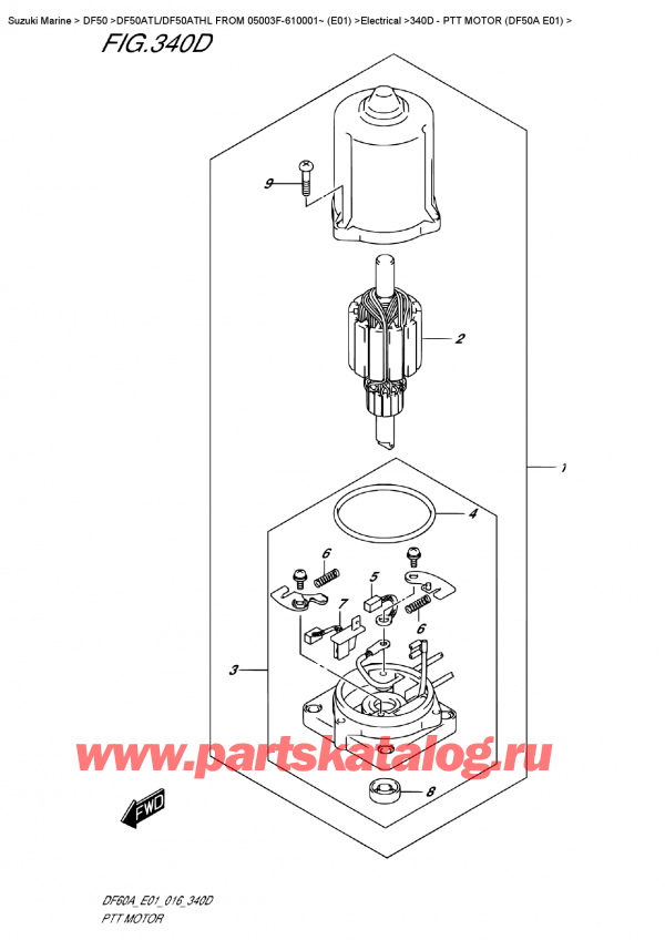 ,  , Suzuki DF50A TS/TL FROM 05003F-610001~ (E01),   (Df50A E01)