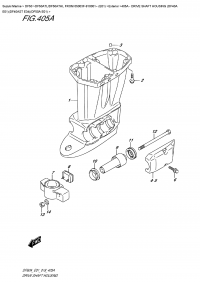 405A  - Drive Shaft  Housing  (Df40A  E01)(Df40Ast  E34)(Df50A  E01) (405A -    (Df40A E01) (Df40Ast E34) (Df50A E01))