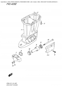 405E  - Drive Shaft  Housing  (Df50A  E01) (405E -    (Df50A E01))