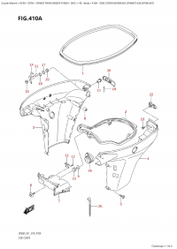 410A - Side Cover (Df40A:e01,Df40Ast:e34,Df50A:e01) (410A -   (Df40A: e01, Df40Ast: e34, Df50A: e01))