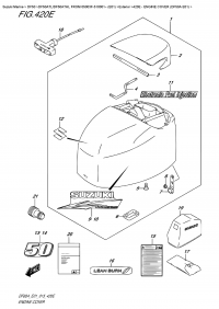 420E  - Engine  Cover  (Df50A  E01) (420E -   () (Df50A E01))