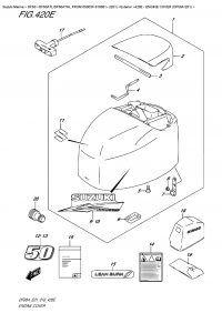 420E  - Engine  Cover  (Df50A  E01) (420E -   () (Df50A E01))