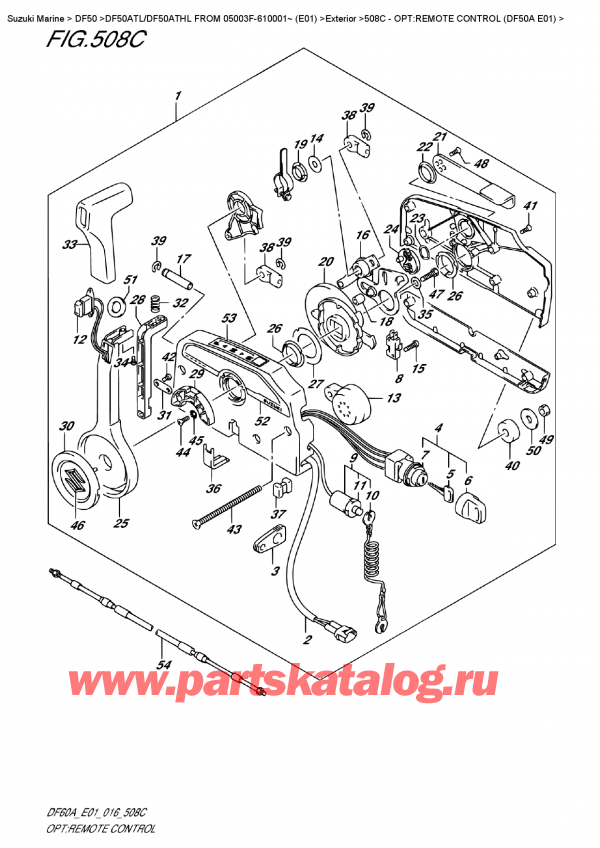   ,   , Suzuki DF50A TL/TX FROM 05003F-610001~    (E01)  , :   (Df50A E01)