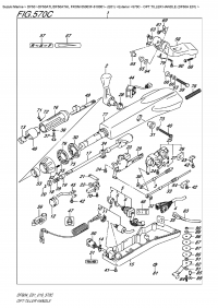 570C  - Opt:tiller  Handle  (Df50A  E01) (570C - :  (Df50A E01))