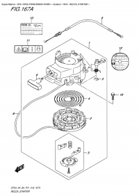 167A  -  Recoil  Starter (167A -  )