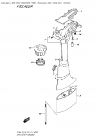 405A  -  Drive  Shaft  Housing (405A -   )