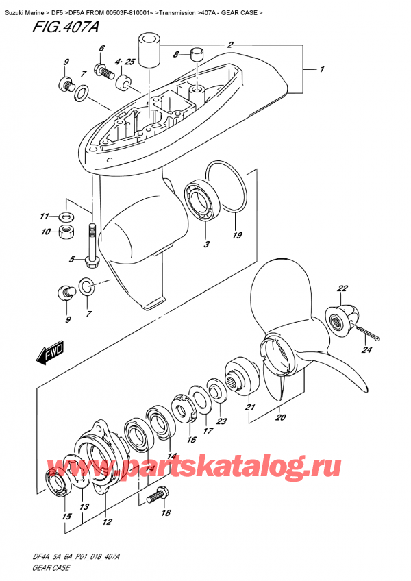  ,   , Suzuki DF5A S/L FROM 00503F-810001~ ,   