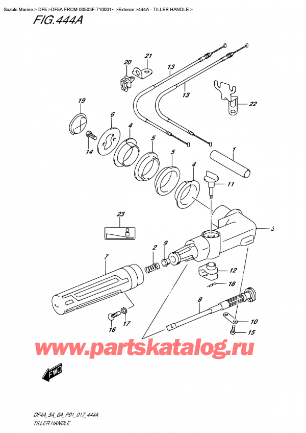 ,    , Suzuki DF5A S/L FROM 00503F-710001~ , 