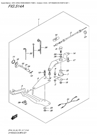 514A - Opt:remocon  Parts Set (514A - :   )